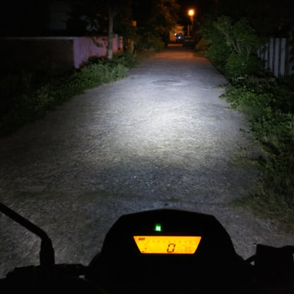 H4 DC9-18V / 4.7W (H)2.2W(L) / 6000K / 500LM Phare LED de moto avec puces COB, H4