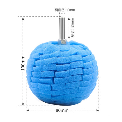 5 in 1 3 inch Car Polishing Disc Set Wheel Rim Polishing Waxing Sponge, 5 in 1