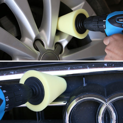 7 in 1 3 inch Car Polishing Disc Set Wheel Rim Polishing Waxing Sponge, 7 in 1