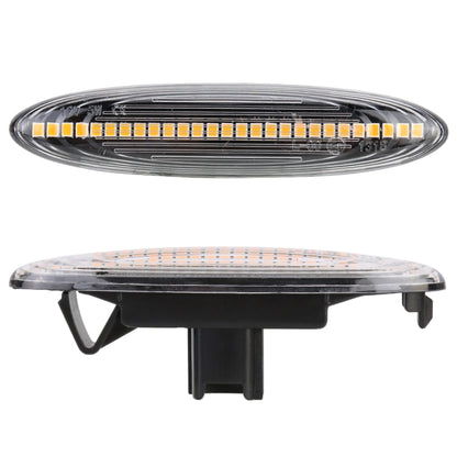 2 PCS DC12V / 5W Car LED Dynamic Blinker Side Lights Flowing Water Turn Signal Light for Lexus, Amber Light, For Lexus, For Lexus (Black)