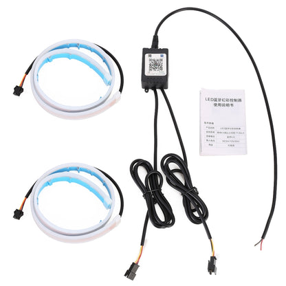 60cm DC12V 7.4W Car Colorful Daytime Running Lights APP Control, 60cm