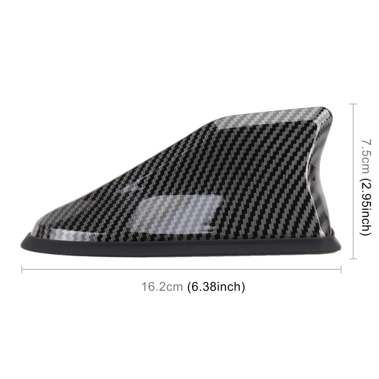 Universal Car Antenna Aerial Shark Fin Radio Signal, Universal (Carbon Fiber Black), Universal