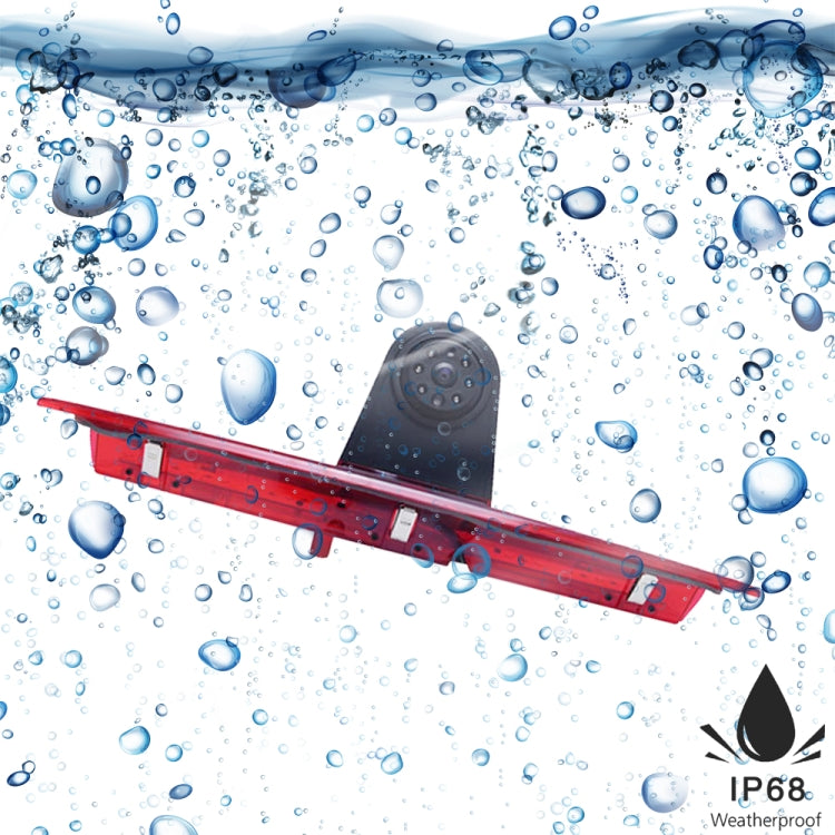 PZ466 Car Waterproof 170 Degree Brake Light View Camera for Ford Transit 2014-2015, PZ466