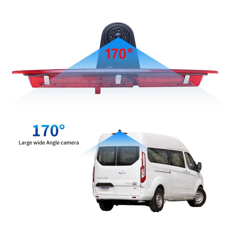 PZ466 Car Waterproof 170 Degree Brake Light View Camera for Ford Transit 2014-2015, PZ466