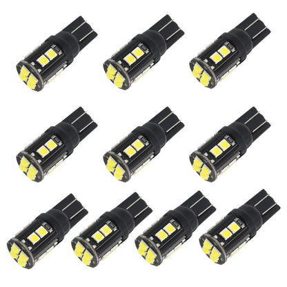 10 PCS T10/168/194 DC12V / 1W / 6000K / 60LM Car Decoding Clearance Lights with 12LEDs SMD-3030 Lamp Beads, T10/168