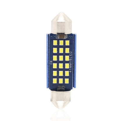 2pcs 41mm DC12-24V / 1W / 6000K / 60LM 18LEDs SMD Car Reading Lamp Dome Light, 41mm