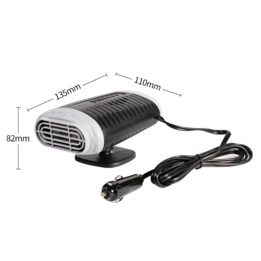Chauffage électrique de voiture portable 12 V Dégivreur d'hiver Longueur du câble : 1,4 m