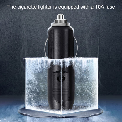 Car 12V Portable Inflatable Cylinder Pedal Digital Display Air Pump with Light & Tool Box, Digital Display with Tool Box