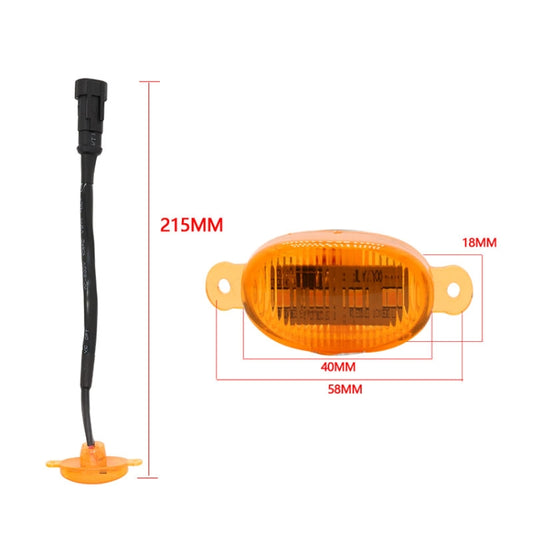 DC12V / 6W 6 in 1 Front Grille Warning Light for Ford Raptor F150 2017-2019, 6 in 1, 6 in 1 (Yellow)