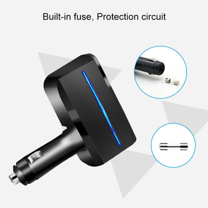 SHUNWEI SD-1918 80W 3.1A Car 2 in 1 Dual USB Charger, SD-1918