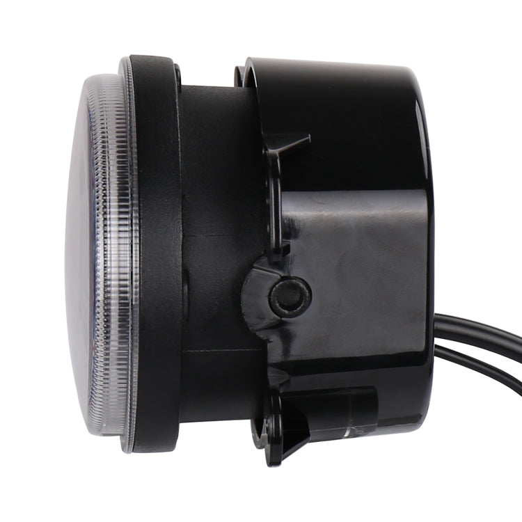 2 PCS DC12V-30V / 30W / 3A / 1440LM 12LEDs  4 inch Car LED Colorful Fog Light, Style: White Background, Style: White Background (White Light), Style: White Background (Yellow Light)