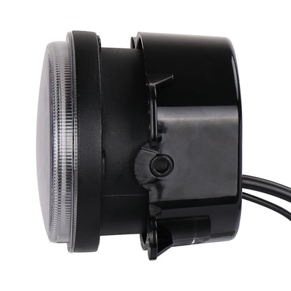 2 PCS DC12V-30V / 30W / 3A / 1440LM 12LEDs  4 inch Car LED Colorful Fog Light, Style: White Background, Style: White Background (White Light), Style: White Background (Yellow Light)