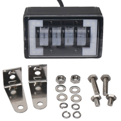 4.76 inch 24W DC 12-24V 1800LM IP67 Car Work Lights / Front Bumper Lights / Roof Lights, with Holder, 4.76 inch