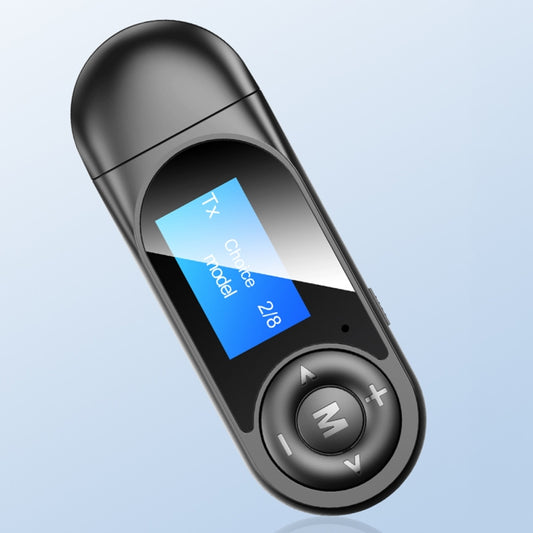 Adaptateur/Émetteur-récepteur Bluetooth numérique LCD T-13 Bluetooth 5.0, T-13