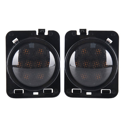 2 PCS 8W DC 12V Car SUV Refit LEDWheel Eyebrow Turn Signal for Jeep Wrangler JK 07-17, Specification: Butt Assembly Without Aperture, Specification: Butt Assembly Without Aperture