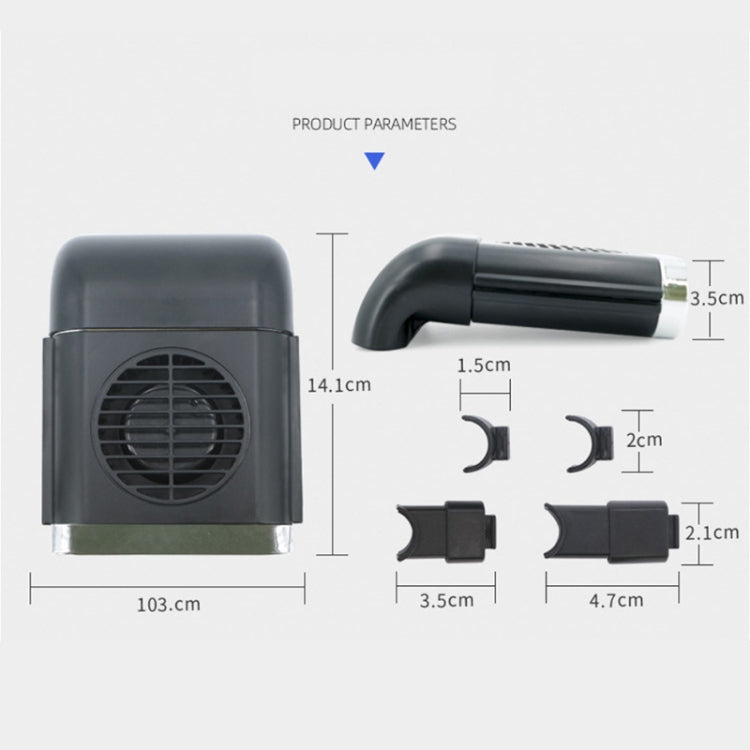 5W Car Fan Cooling Artifact For Car radiating Seat Cushion, 1 PC (White)