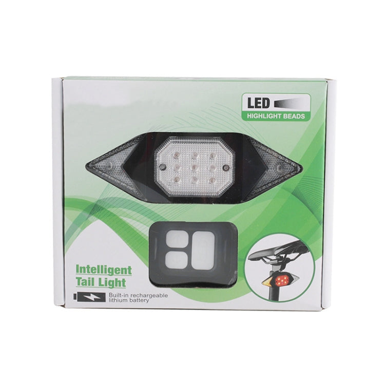 USB Rechargeable Bicycle Turn Light Wireless Remote Control Bike Tail Light, Wireless RC Bike Tail Light