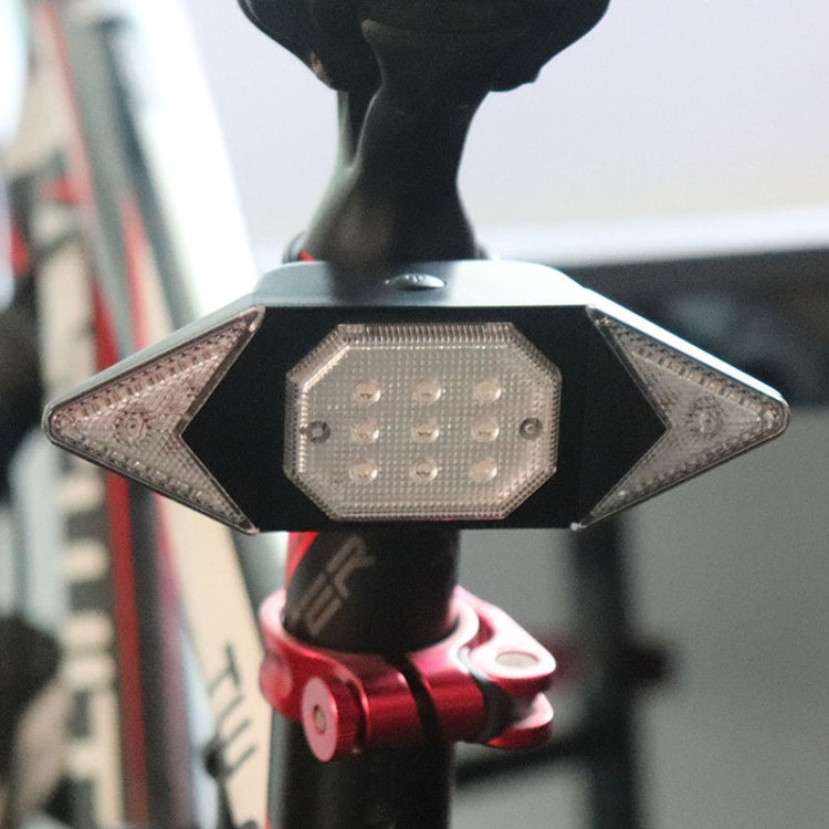 USB Rechargeable Bicycle Turn Light Wireless Remote Control Bike Tail Light, Wireless RC Bike Tail Light