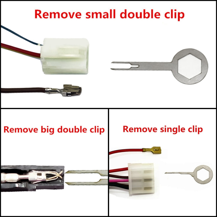 59 in 1 Car Plug Circuit Board Wire Harness Terminal Extraction Pick Connector Crimp Pin Back Needle Remove Tool, 59 in 1