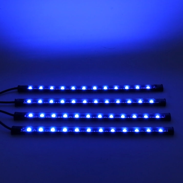 4 in 1 Universal Car Cigarette Lighter 8-color APP Control LED Atmosphere Light Decorative Lamp, with 9LEDs Lamps Cable Length: 1.5m, APP Control 9LEDs