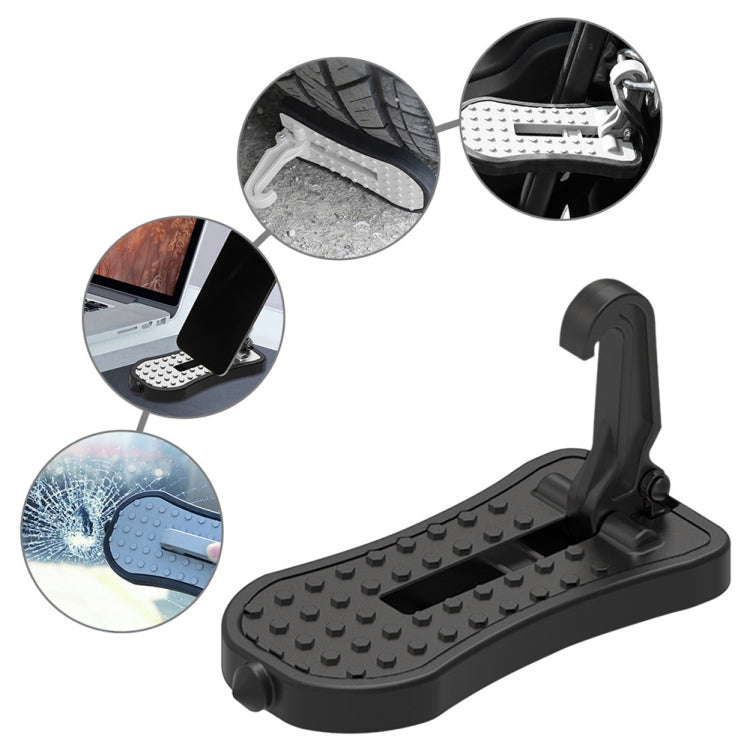 Multi-functional Car Door Sill Step Pedals Pads with Safety Hammer, Pedals Pads with Safety Hammer (Red), Pedals Pads with Safety Hammer (Silver), Pedals Pads with Safety Hammer (Black), Pedals Pads with Safety Hammer (Green)