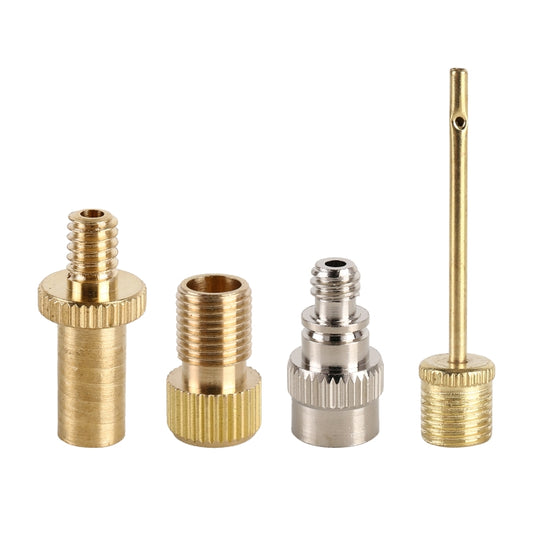 Adaptateur de gonflage 4 en 1 A, valve française / valve américaine / valve anglaise, adaptateur d'aiguille de gonflage, 4 en 1 A
