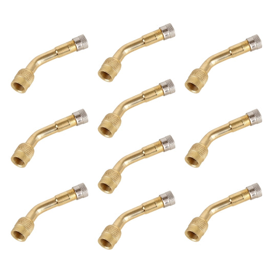 10 PCS Balance Car Inflatable Nozzle Extension Rod Elbow Extension Nozzle, Angle: 135 Degree, 135 Degree