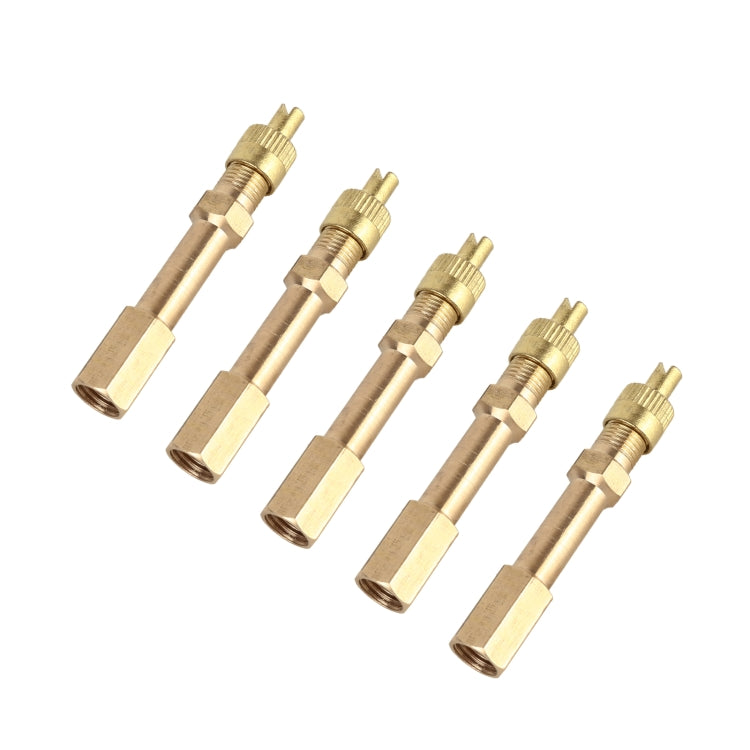 5 PCS Car Tires Valve Inflatable Extension Tube, Length: 50mm, 50mm