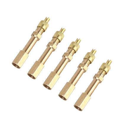 5 PCS Car Tires Valve Inflatable Extension Tube, Length: 50mm, 50mm