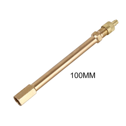 5 PCS Car Tires Valve Inflatable Extension Tube, Length: 100mm, 100mm, Pure Copper