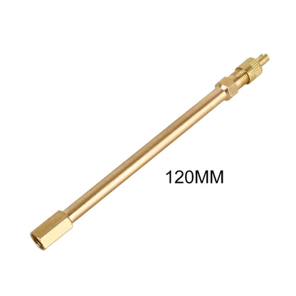 5 PCS Car Tires Valve Inflatable Extension Tube, Length: 120mm, 120mm, Pure Copper