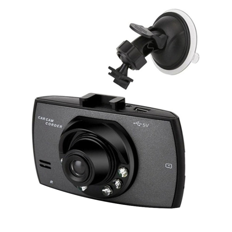 G30 Enregistreur de conduite DVR de voiture 480P à enregistrement unique de 2,4 pouces, prend en charge la surveillance de stationnement / l'enregistrement en boucle, 2,4 pouces