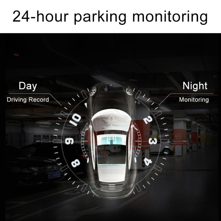 G30 Enregistreur de conduite DVR de voiture 480P à enregistrement unique de 2,4 pouces, prend en charge la surveillance de stationnement / l'enregistrement en boucle, 2,4 pouces