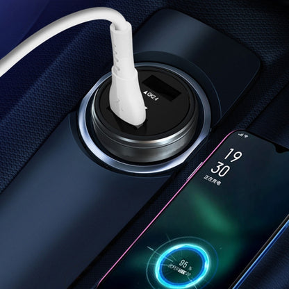Dual USB 66W Car Flash Charger for OPPO / Huawei, 66W (Red), 66W (Black), 66W (Silver)