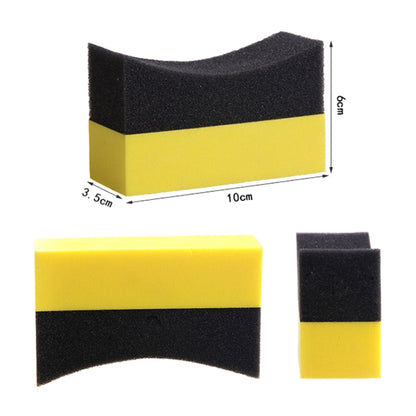 R-10356 Éponge de nettoyage de voiture multifonctionnelle EVA anti-angle mort, éponge EVA anti-angle mort 20 pièces