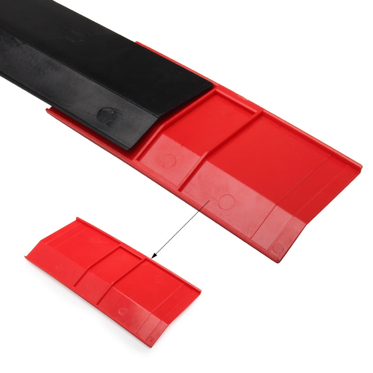 Car Modified ABS Three-stage Rear Wing Side Spoiler Lip, Three-stage