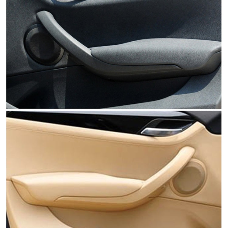 Poignée de porte intérieure côté droit pour BMW X1 2009-2015, universelle conduite à gauche et à droite, côté droit (noir), côté droit (beige)