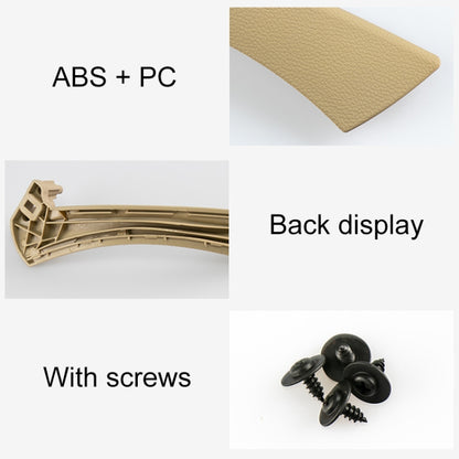 Ensemble poignée de porte accoudoir intérieur côté droit de voiture pour BMW E90 2005-2012, universel pour conduite à gauche et à droite, ensemble poignée droite (noir), ensemble poignée droite (gris), ensemble poignée droite (beige)