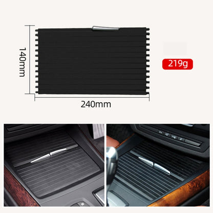 Car Water Cup Holder Zipper Front Section for BMW X5 / X6 2007-2013, Front Section