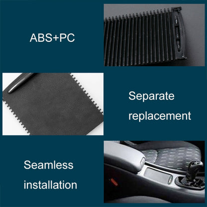 Car Water Cup Holder Roller Blind Zipper Storage Box Trim for Mercedes-Benz W203 Before 2007, For Mercedes-Benz W203
