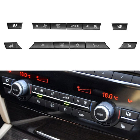 Car Air Conditioner Panel Switch Button 12-button 61319313923 for BMW  F10 / F07 / F02, 12-button