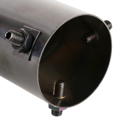 Universal Car Styling Stainless Steel Elbow Exhaust Tail Muffler Tip Pipe, Inside Diameter: 6cm, Elbow Inside Diameter: 6cm (Grey), Elbow Inside Diameter: 6cm (Blue), Elbow Inside Diameter: 6cm (Silver)