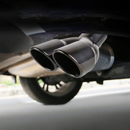 Universal Car Styling Stainless Steel Elbow Exhaust Tail Muffler Tip Pipe, Inside Diameter: 6cm, Elbow Inside Diameter: 6cm (Grey), Elbow Inside Diameter: 6cm (Blue), Elbow Inside Diameter: 6cm (Silver)
