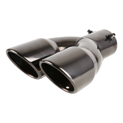 Universal Car Styling Stainless Steel Straight Exhaust Tail Muffler Tip Pipe, Inside Diameter: 6cm, Straight Inside Diameter: 6cm (Grey), Straight Inside Diameter: 6cm (Blue), Straight Inside Diameter: 6cm(Silver)