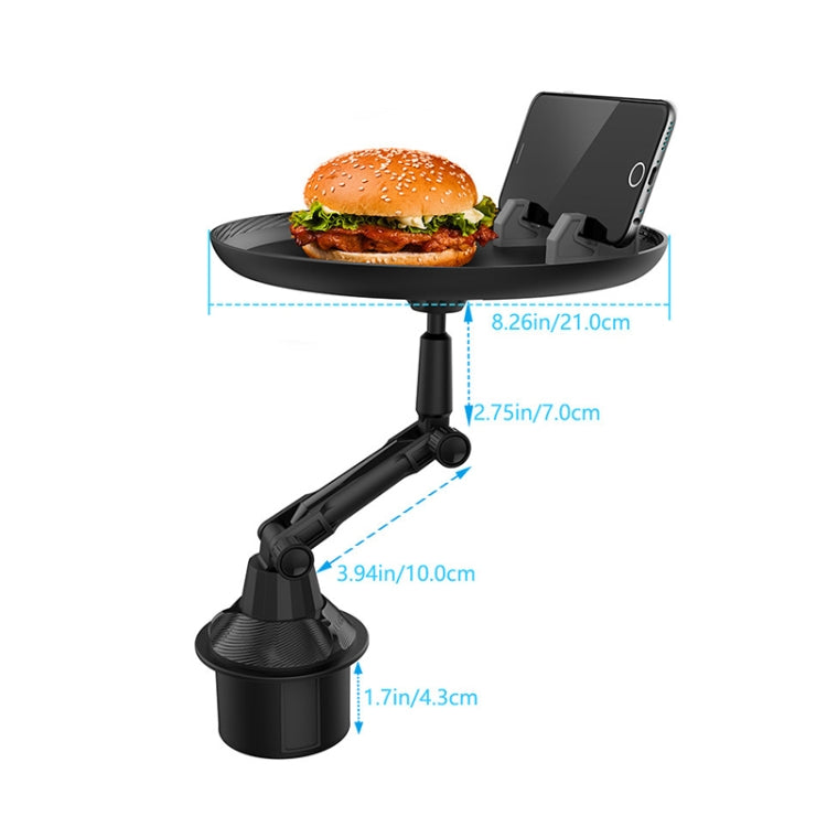 Car Water Cup Holder Multi-function Dining Table, Long Style, Long Style