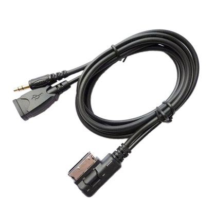 Car AMI AUX Audio Cable AUX + USB Charging + Mobile Music for Mercedes-Benz, For Mercedes-Benz (USB)
