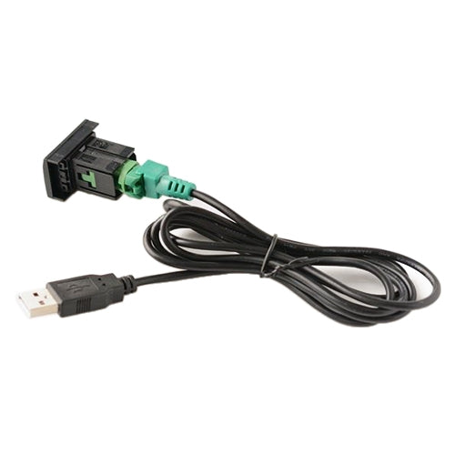 Car Center Console CD Reserved Position Modified 3.3 x 2.3cm USB Interface Conversion Cable  for Volkswagen / Audi / Skoda, Cable Length: 1m, 3.3 x 2.3cm, USB Cable Length: 1m
