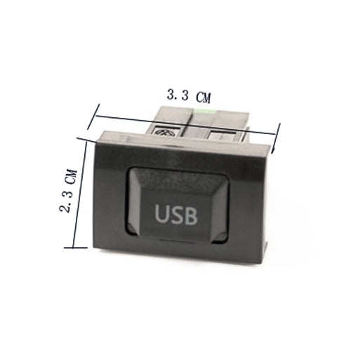 Car Center Console CD Reserved Position Modified 3.3 x 2.3cm USB Interface Conversion Cable  for Volkswagen / Audi / Skoda, Cable Length: 1m, 3.3 x 2.3cm, USB Cable Length: 1m