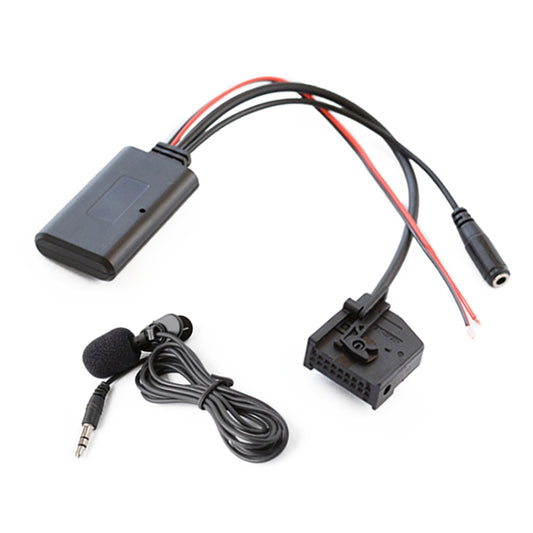Car MFD2 RNS2 18PIN Bluetooth Music AUX Audio Cable + MIC for Audi / Volkswagen / Skoda, For Audi / Volkswagen / Skoda