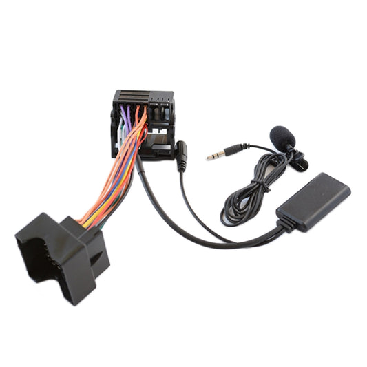 Car AUX Bluetooth Audio Cable + MIC for Volkswagen Scirocco / Magotan / Golf RCD510 300+ 310 RCD210, For Volkswagen Scirocco